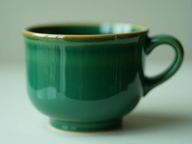 厚掛けされた釉薬による深みのある陶器